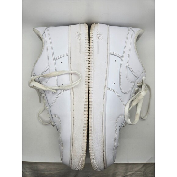 Nike Air Force 1 Low \'07 Shoes Men\'s 12 Triple White Leather Athletic Sneakers main image 6